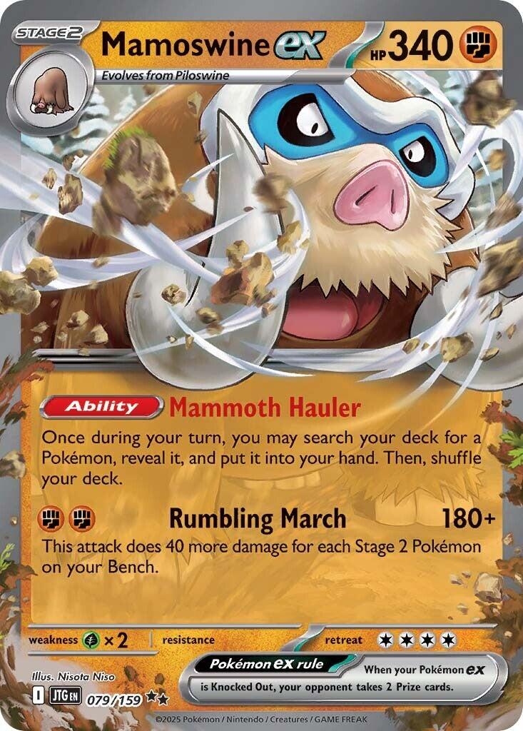 Mamoswine ex (079/159) [Scarlet & Violet: Journey Together] | Pegasus Games WI