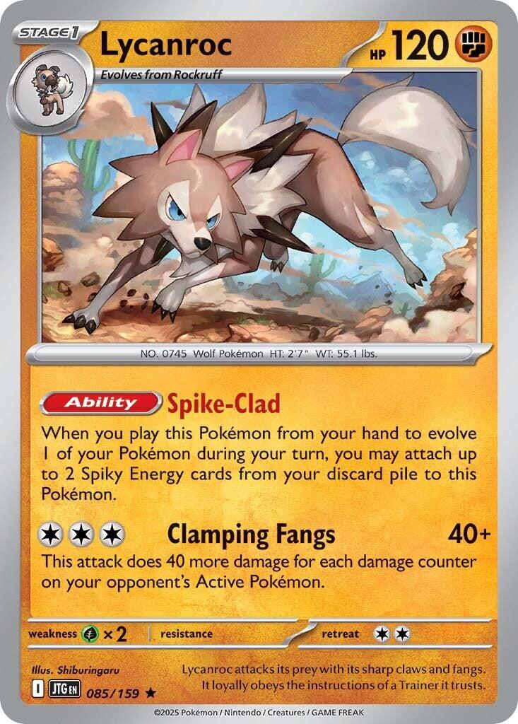 Lycanroc (085/159) [Scarlet & Violet: Journey Together] | Pegasus Games WI