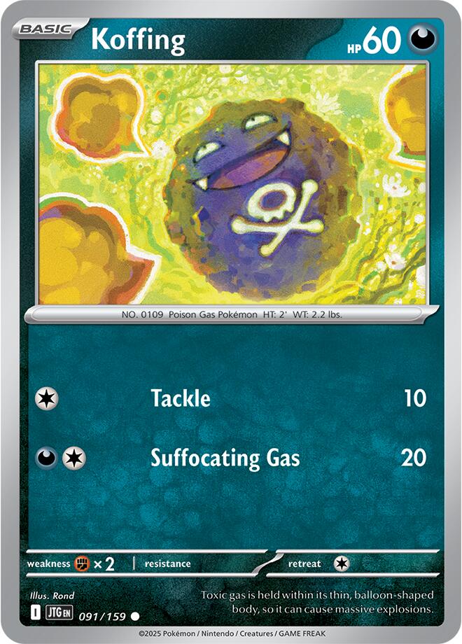 Koffing (091/159) [Scarlet & Violet: Journey Together] | Pegasus Games WI