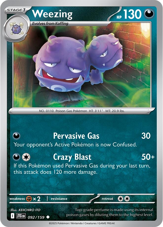 Weezing (092/159) [Scarlet & Violet: Journey Together] | Pegasus Games WI