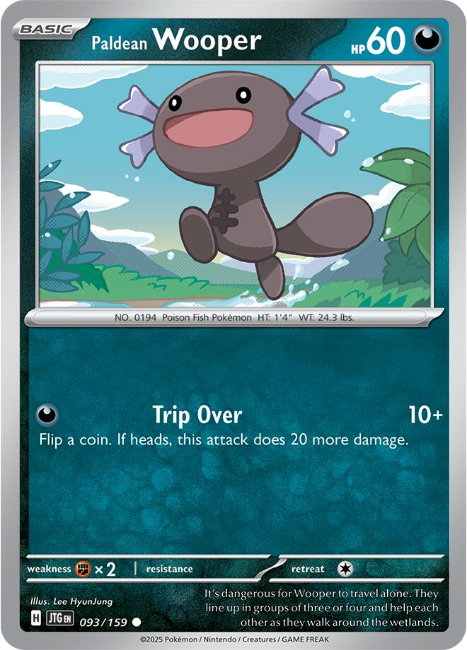 Paldean Wooper (093/159) [Scarlet & Violet: Journey Together] | Pegasus Games WI