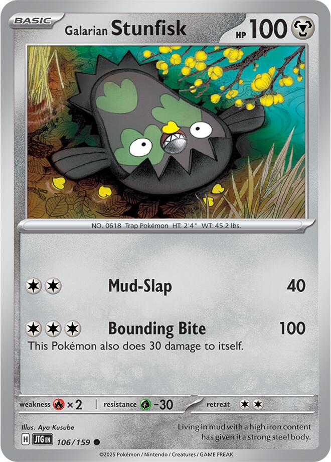 Galarian Stunfisk (106/159) [Scarlet & Violet: Journey Together] | Pegasus Games WI