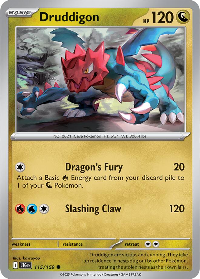 Druddigon (115/159) [Scarlet & Violet: Journey Together] | Pegasus Games WI