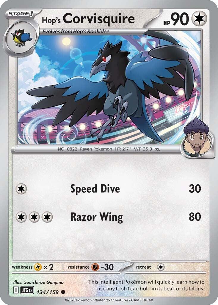 Hop's Corvisquire (134/159) [Scarlet & Violet: Journey Together] | Pegasus Games WI