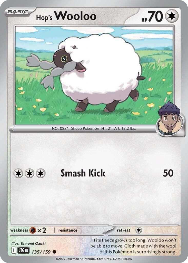 Hop's Wooloo (135/159) [Scarlet & Violet: Journey Together] | Pegasus Games WI