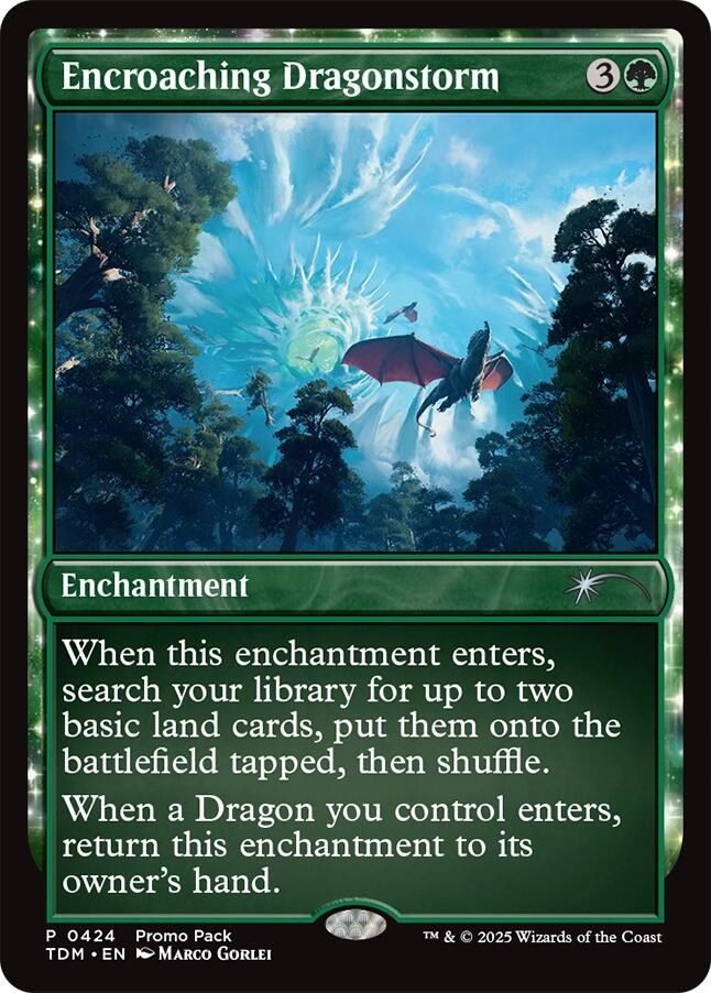 Encroaching Dragonstorm [Tarkir: Dragonstorm Promos] | Pegasus Games WI