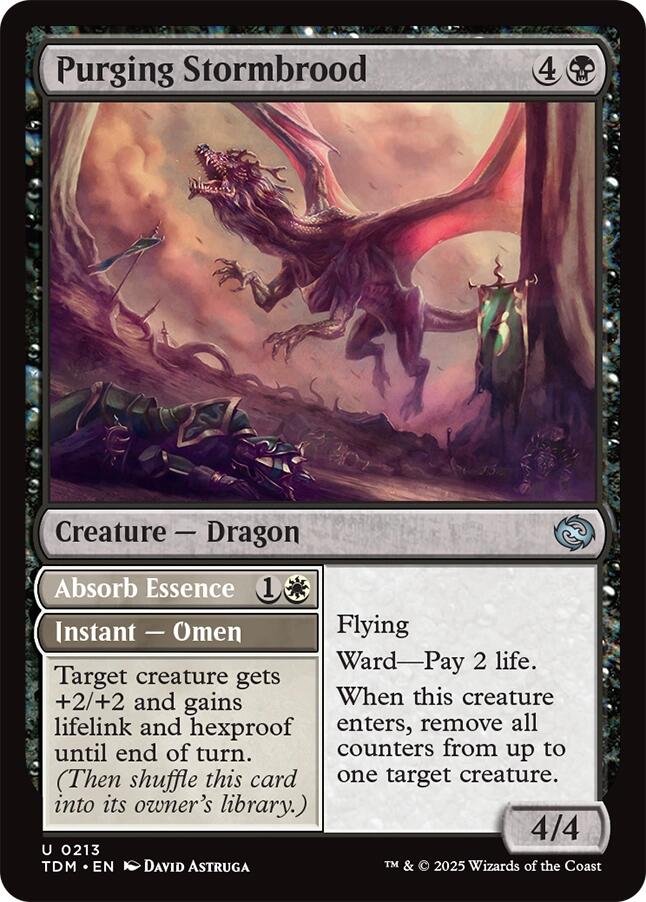 Purging Stormbrood [Tarkir: Dragonstorm] | Pegasus Games WI