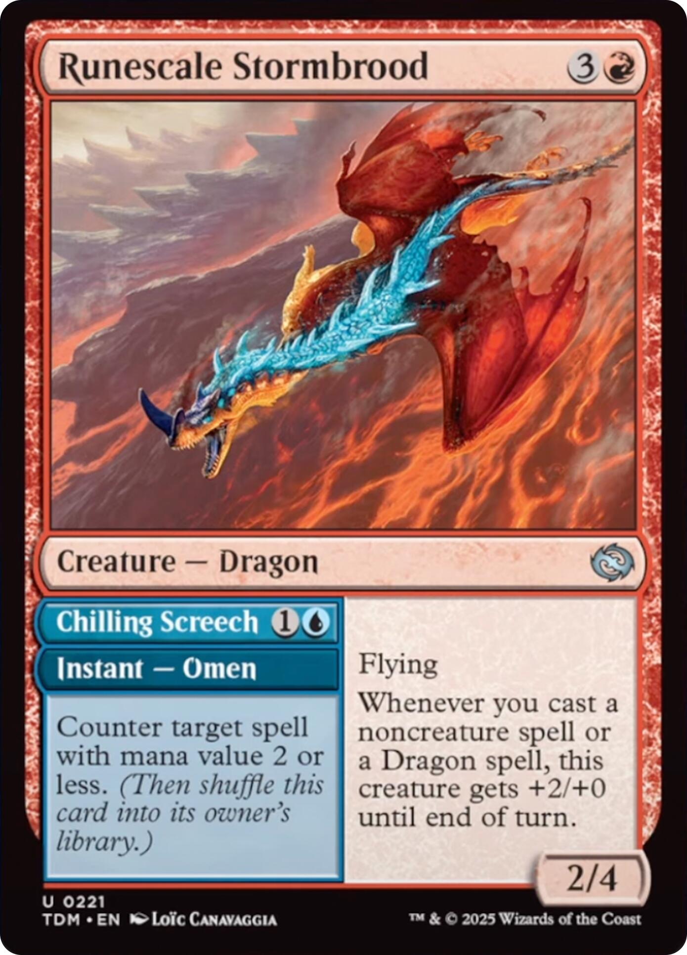 Runescale Stormbrood [Tarkir: Dragonstorm] | Pegasus Games WI
