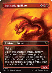 Magmatic Hellkite (Borderless) [Tarkir: Dragonstorm] | Pegasus Games WI