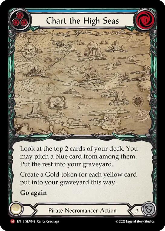 Chart the High Seas [SEA048] (High Seas)  Rainbow Foil | Pegasus Games WI