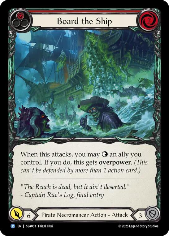 Board the Ship [SEA053] (High Seas)  Rainbow Foil | Pegasus Games WI