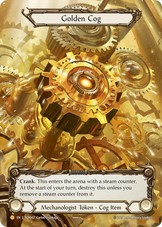 Golden Cog (Marvel) [SEA042] (High Seas)  Rainbow Foil | Pegasus Games WI