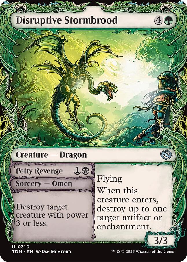 Disruptive Stormbrood (Showcase) [Tarkir: Dragonstorm] | Pegasus Games WI
