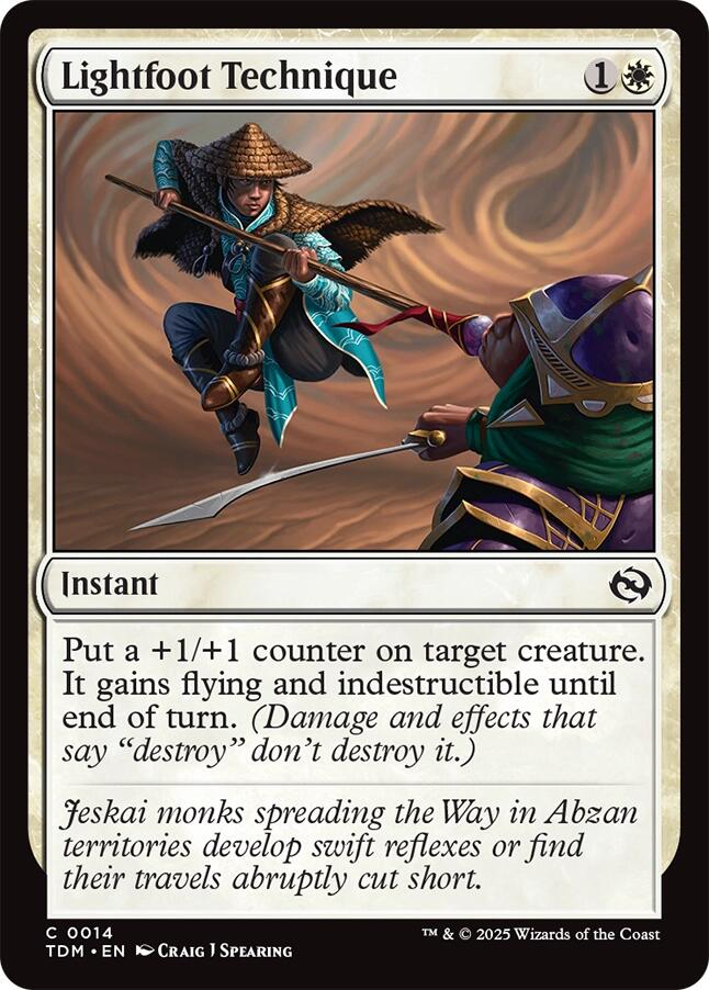 Lightfoot Technique [Tarkir: Dragonstorm] | Pegasus Games WI