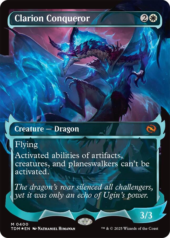Clarion Conqueror (Showcase) [Tarkir: Dragonstorm] | Pegasus Games WI