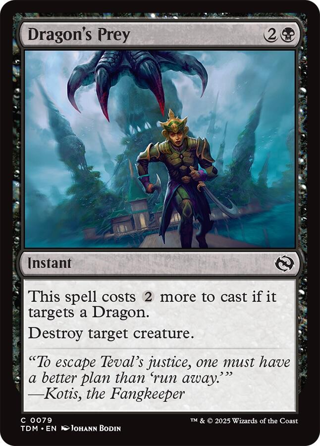 Dragon's Prey [Tarkir: Dragonstorm] | Pegasus Games WI