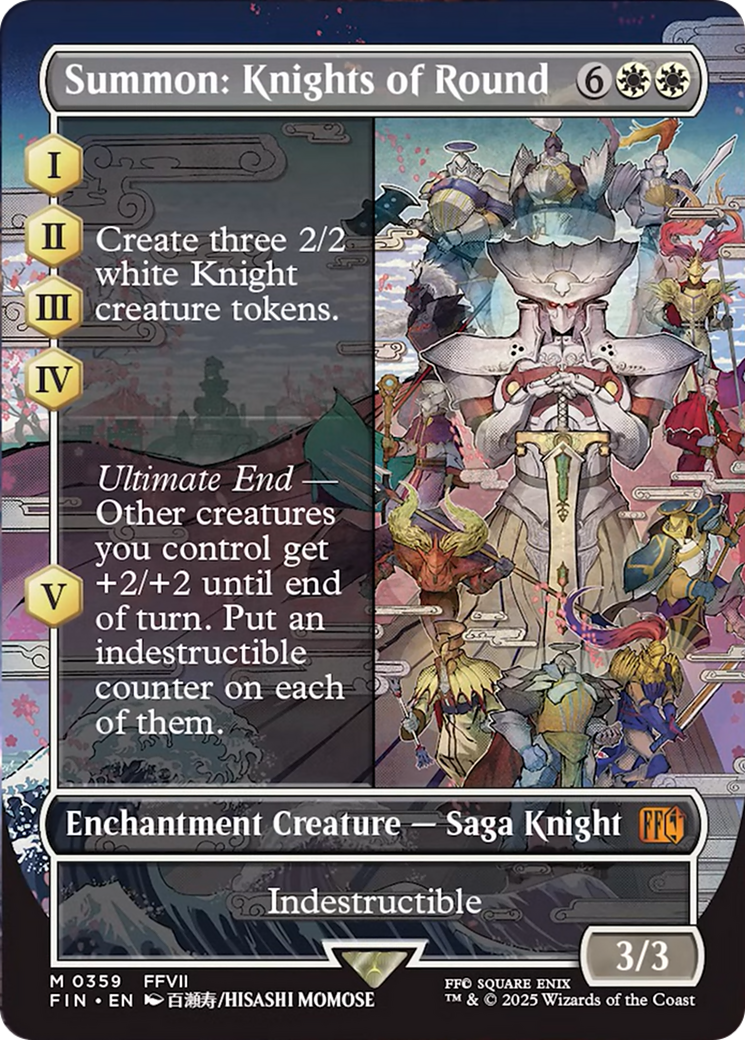 Summon: Knights of Round (Borderless) [FINAL FANTASY] | Pegasus Games WI