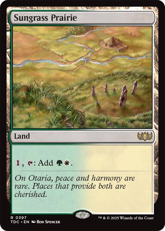 Sungrass Prairie [Tarkir: Dragonstorm Commander] | Pegasus Games WI