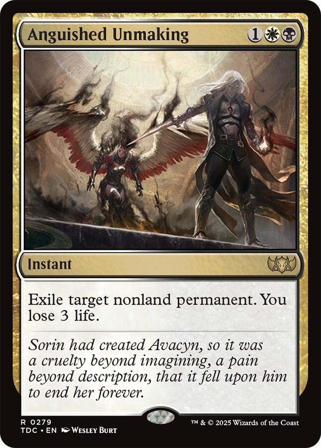 Anguished Unmaking [Tarkir: Dragonstorm Commander] | Pegasus Games WI
