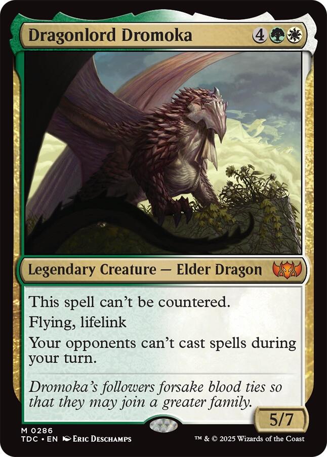Dragonlord Dromoka [Tarkir: Dragonstorm Commander] | Pegasus Games WI