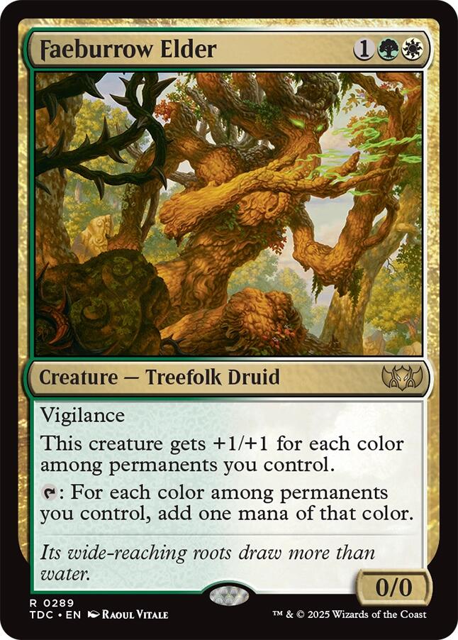Faeburrow Elder [Tarkir: Dragonstorm Commander] | Pegasus Games WI
