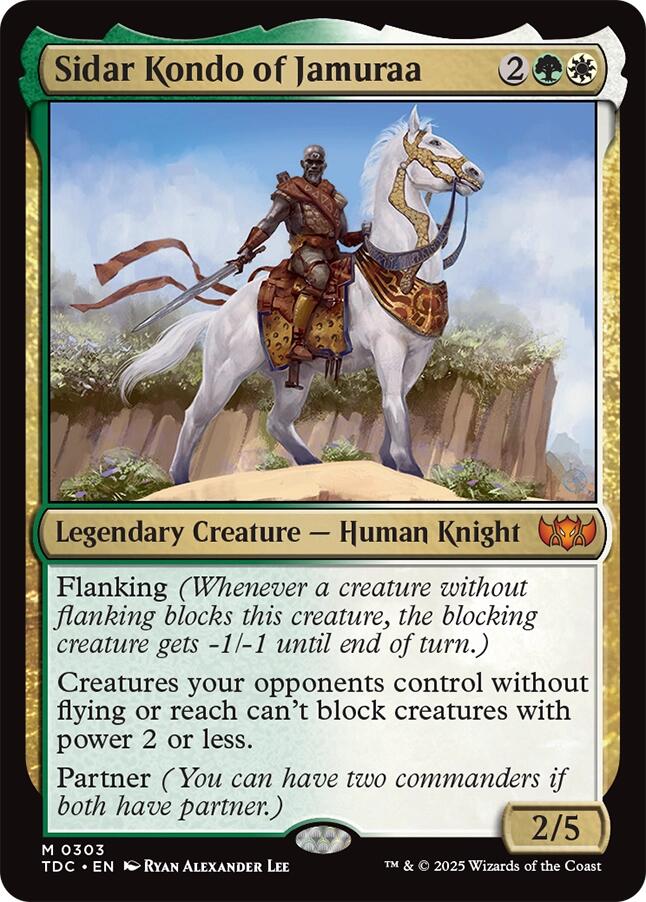 Sidar Kondo of Jamuraa [Tarkir: Dragonstorm Commander] | Pegasus Games WI
