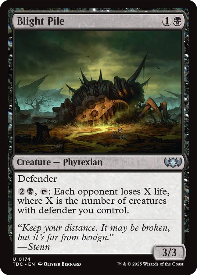 Blight Pile [Tarkir: Dragonstorm Commander] | Pegasus Games WI