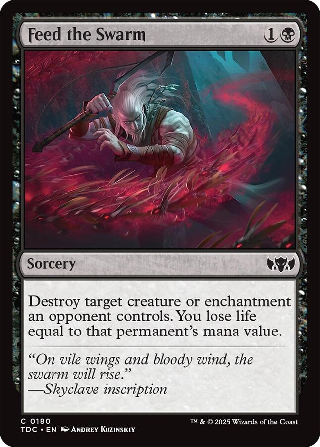 Feed the Swarm [Tarkir: Dragonstorm Commander] | Pegasus Games WI