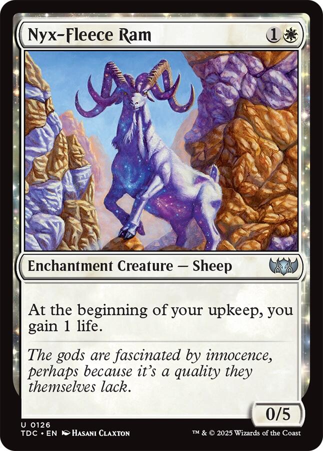 Nyx-Fleece Ram [Tarkir: Dragonstorm Commander] | Pegasus Games WI