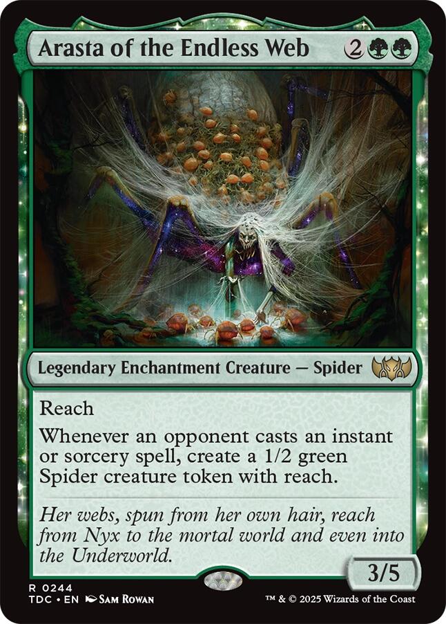 Arasta of the Endless Web [Tarkir: Dragonstorm Commander] | Pegasus Games WI