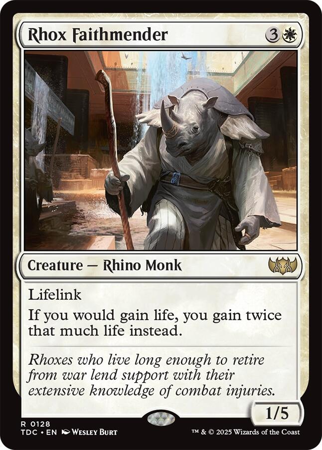 Rhox Faithmender [Tarkir: Dragonstorm Commander] | Pegasus Games WI