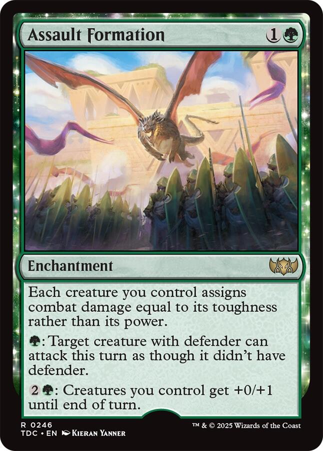 Assault Formation [Tarkir: Dragonstorm Commander] | Pegasus Games WI