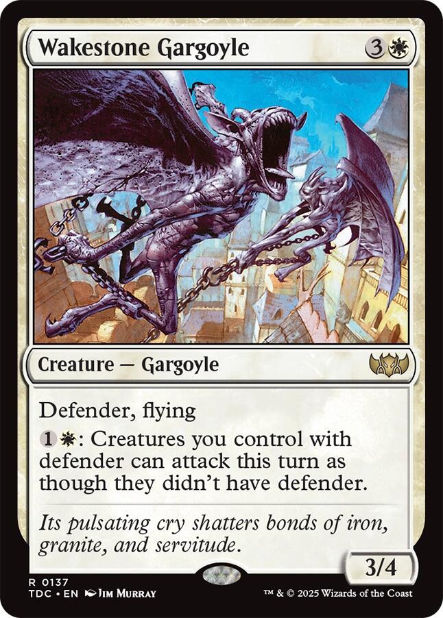 Wakestone Gargoyle [Tarkir: Dragonstorm Commander] | Pegasus Games WI