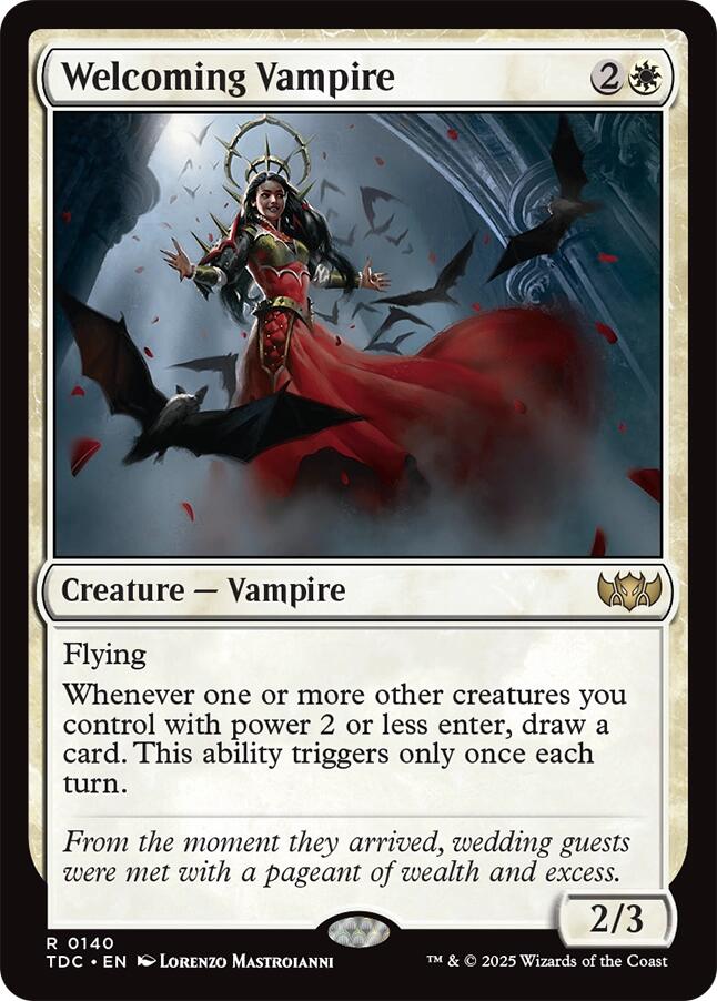Welcoming Vampire [Tarkir: Dragonstorm Commander] | Pegasus Games WI