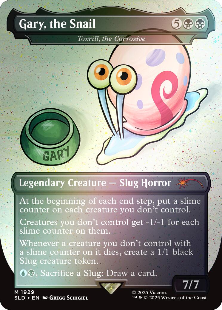 Gary, the Snail - Toxrill, the Corrosive (Rainbow Foil) [Secret Lair Drop Series] | Pegasus Games WI