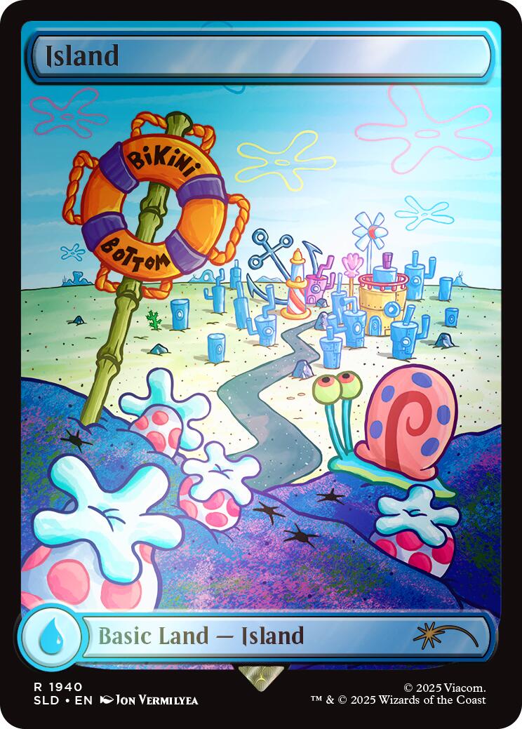 Island (1940) (Rainbow Foil) [Secret Lair Drop Series] | Pegasus Games WI