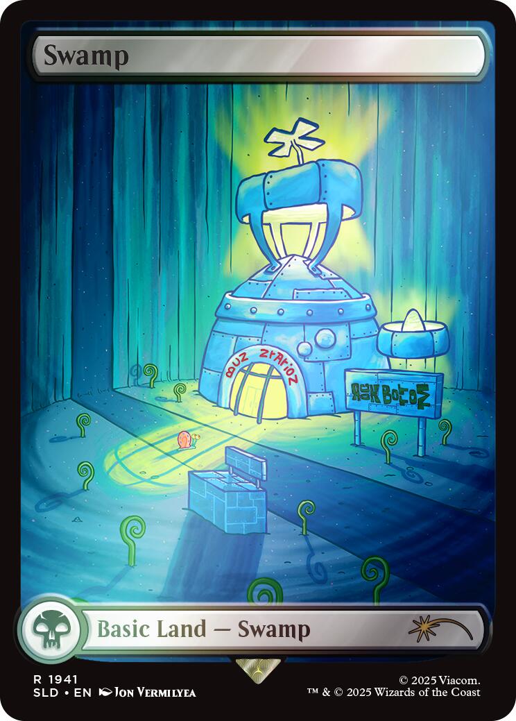 Swamp (1941) (Rainbow Foil) [Secret Lair Drop Series] | Pegasus Games WI