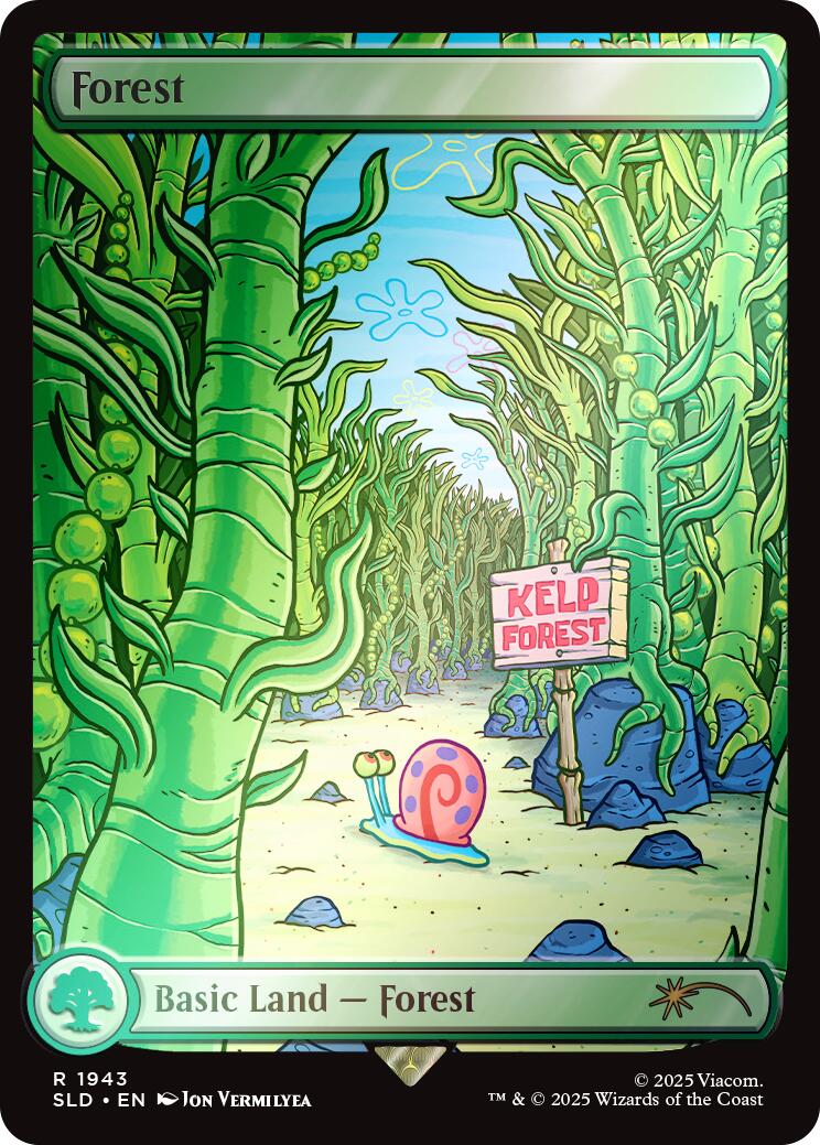 Forest (1943) (Rainbow Foil) [Secret Lair Drop Series] | Pegasus Games WI