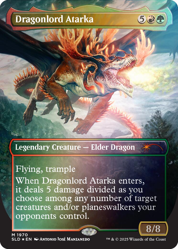 Dragonlord Atarka (Rainbow Foil) [Secret Lair Drop Series] | Pegasus Games WI
