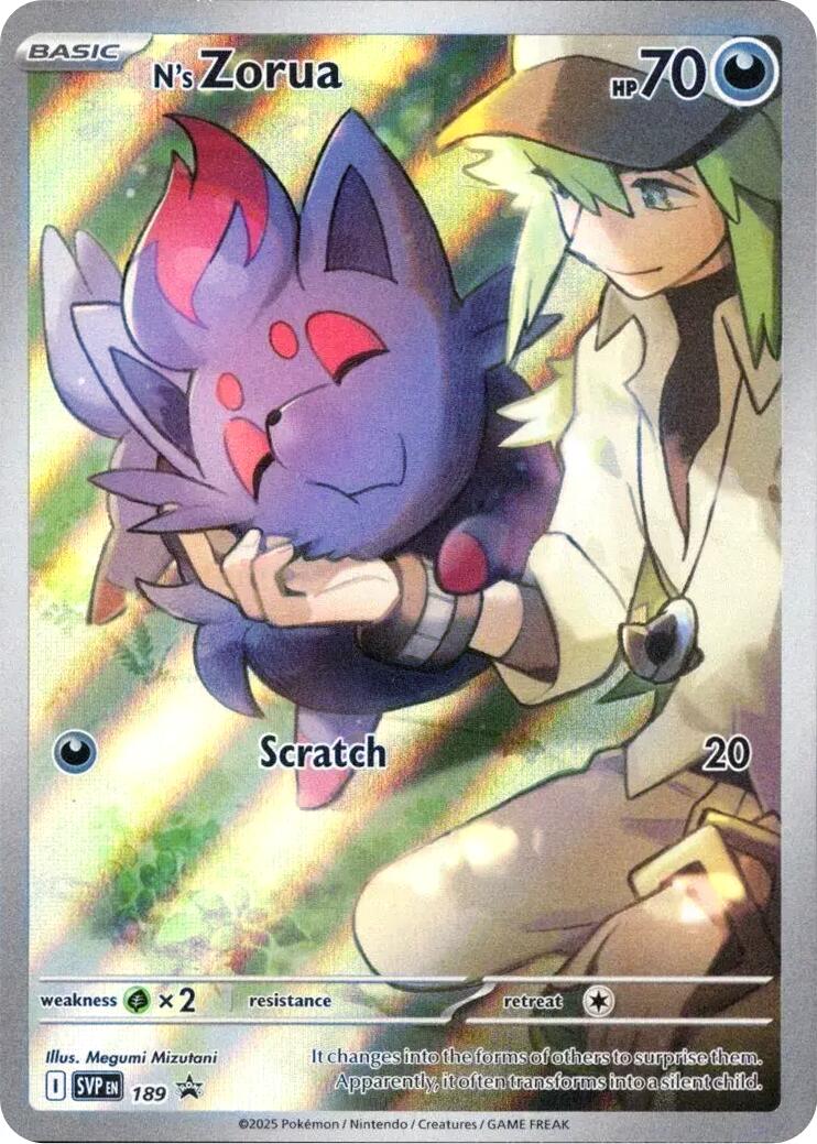 N's Zorua (SVP189) [Scarlet & Violet: Black Star Promos] | Pegasus Games WI