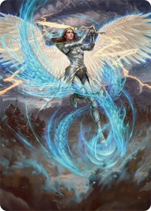 Elspeth, Storm Slayer Art Card (49/54) [Tarkir: Dragonstorm Art Series] | Pegasus Games WI