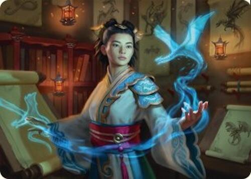 Dragonologist Art Card (6/54) [Tarkir: Dragonstorm Art Series] | Pegasus Games WI