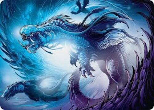 Roiling Dragonstorm Art Card (33/54) [Tarkir: Dragonstorm Art Series] | Pegasus Games WI