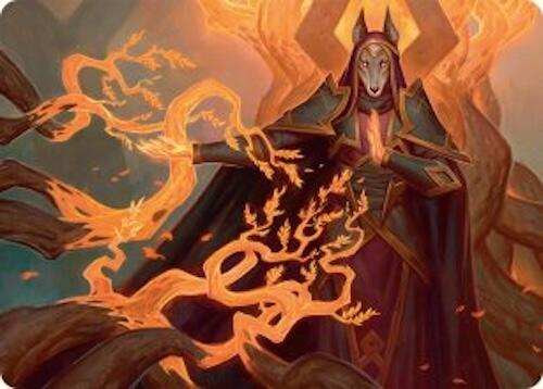 Abzan Devotee Art Card (10/54) [Tarkir: Dragonstorm Art Series] | Pegasus Games WI