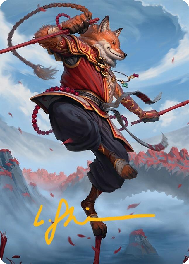 Equilibrium Adept Art Card (16/54) (Gold-Stamped Signature) [Tarkir: Dragonstorm Art Series] | Pegasus Games WI