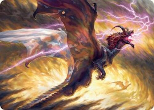 Stormscale Scion Art Card (17/54) [Tarkir: Dragonstorm Art Series] | Pegasus Games WI