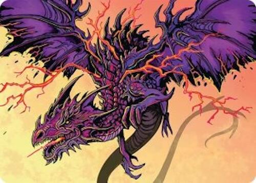 Stormshriek Feral Art Card (35/54) [Tarkir: Dragonstorm Art Series] | Pegasus Games WI