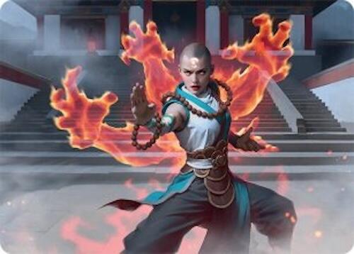 Flamehold Grappler Art Card (24/54) [Tarkir: Dragonstorm Art Series] | Pegasus Games WI