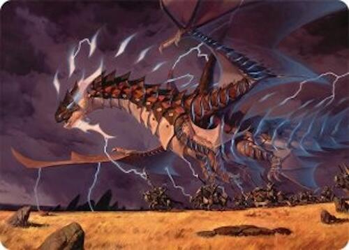 Neriv, Heart of the Storm Art Card (25/54) [Tarkir: Dragonstorm Art Series] | Pegasus Games WI