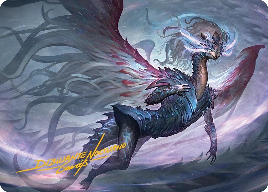 Shiko, Paragon of the Way Art Card (37/54) (Gold-Stamped Signature) [Tarkir: Dragonstorm Art Series] | Pegasus Games WI